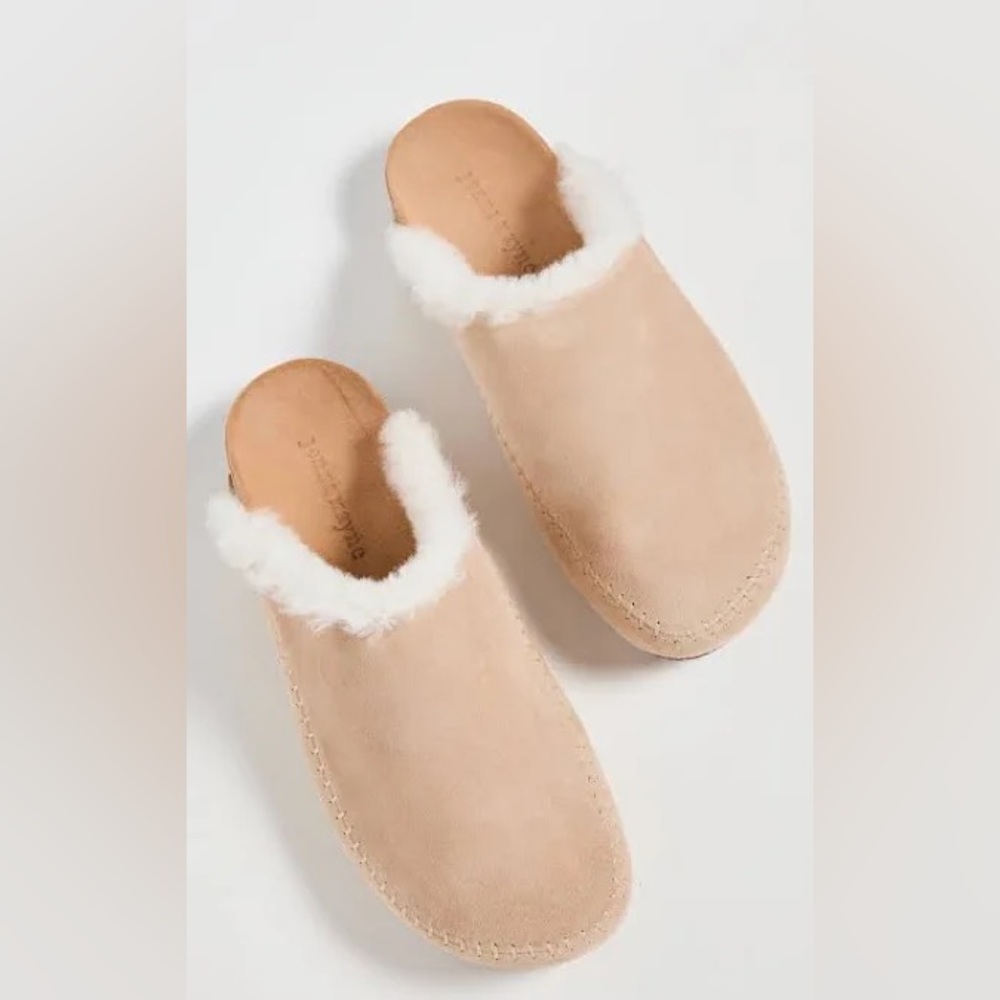 JENNI KAYNE Shearling-Lined Moc Clog